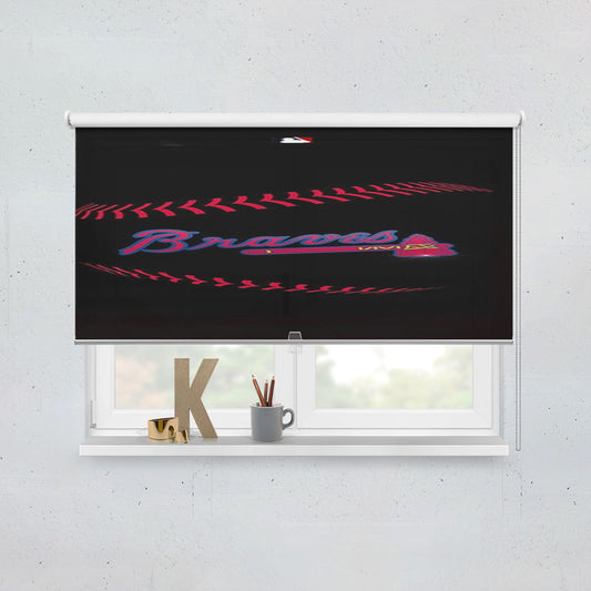 Atlanta Braves Baseball Mlb Window Roller Blinds Shades