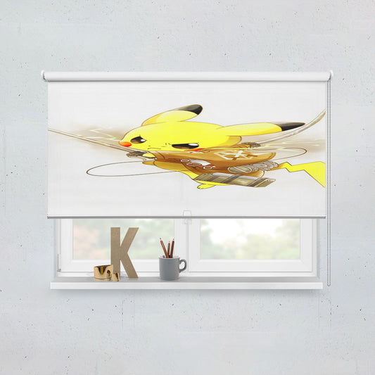 Attack On Titan Pokemon Window Roller Blinds Shades