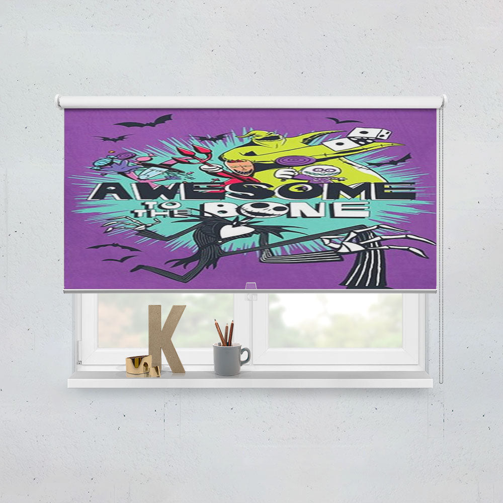 Awesome To The Bone Window Roller Blinds Shades