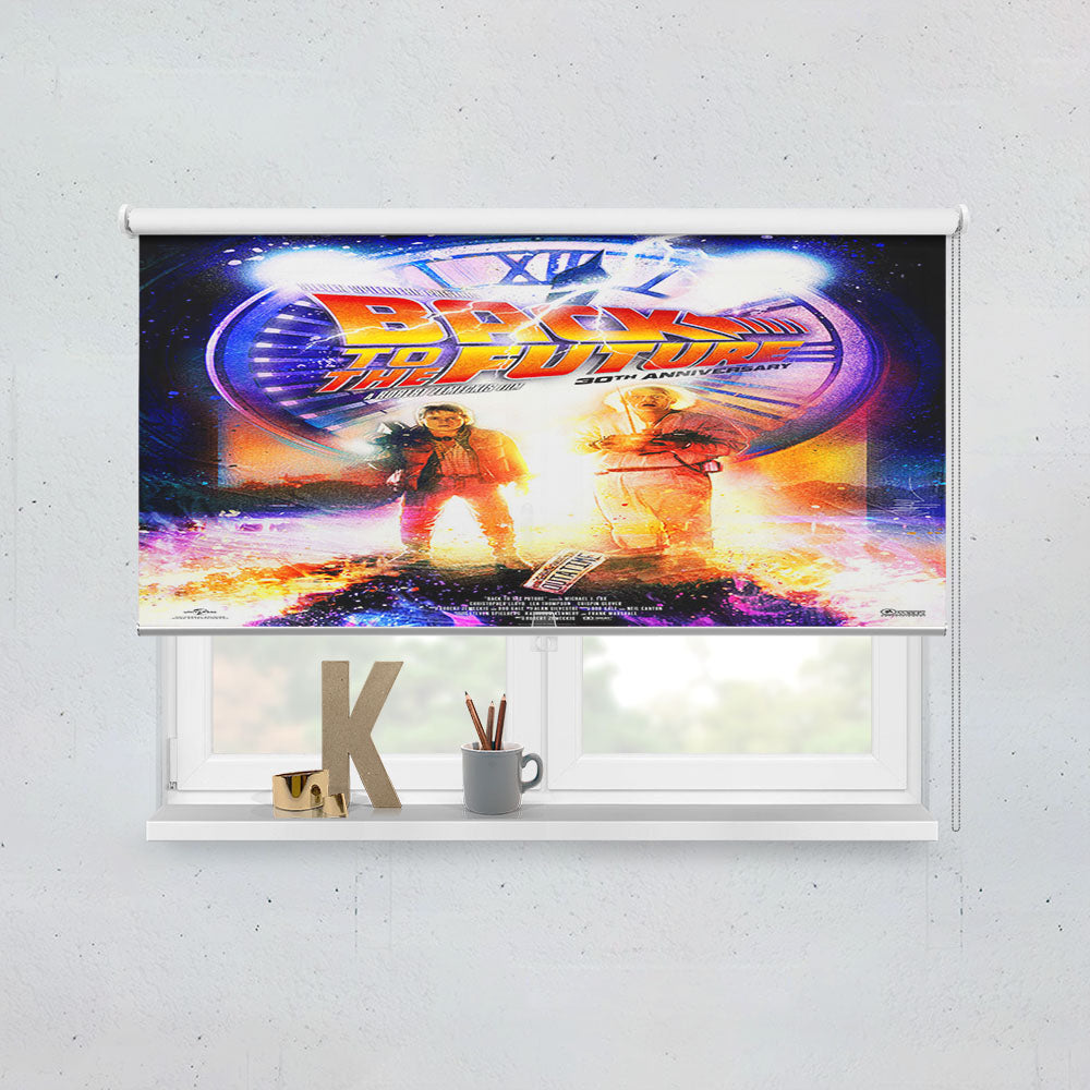 Back To The Future Movie Steven Spielberg Presents  Window Roller Blinds Shades