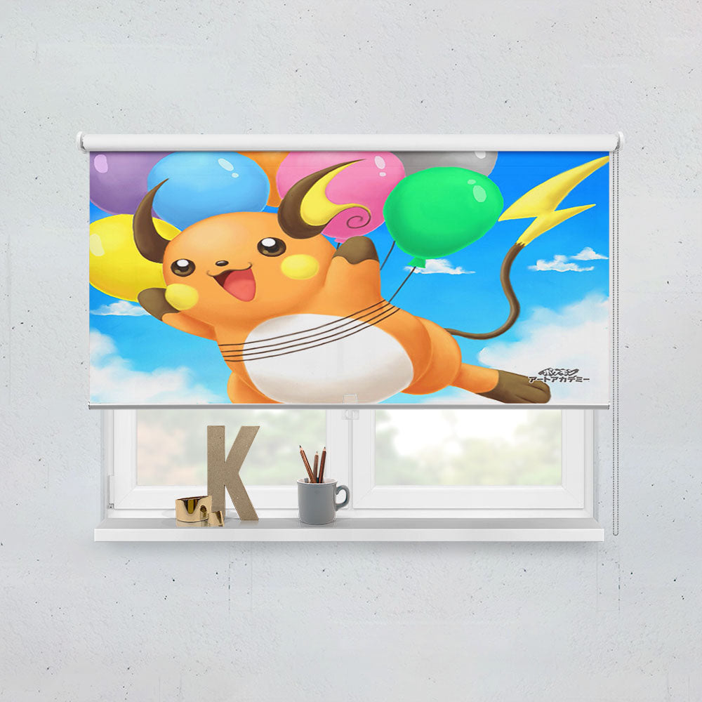 Balloon Pikachu Window Roller Blinds Shades