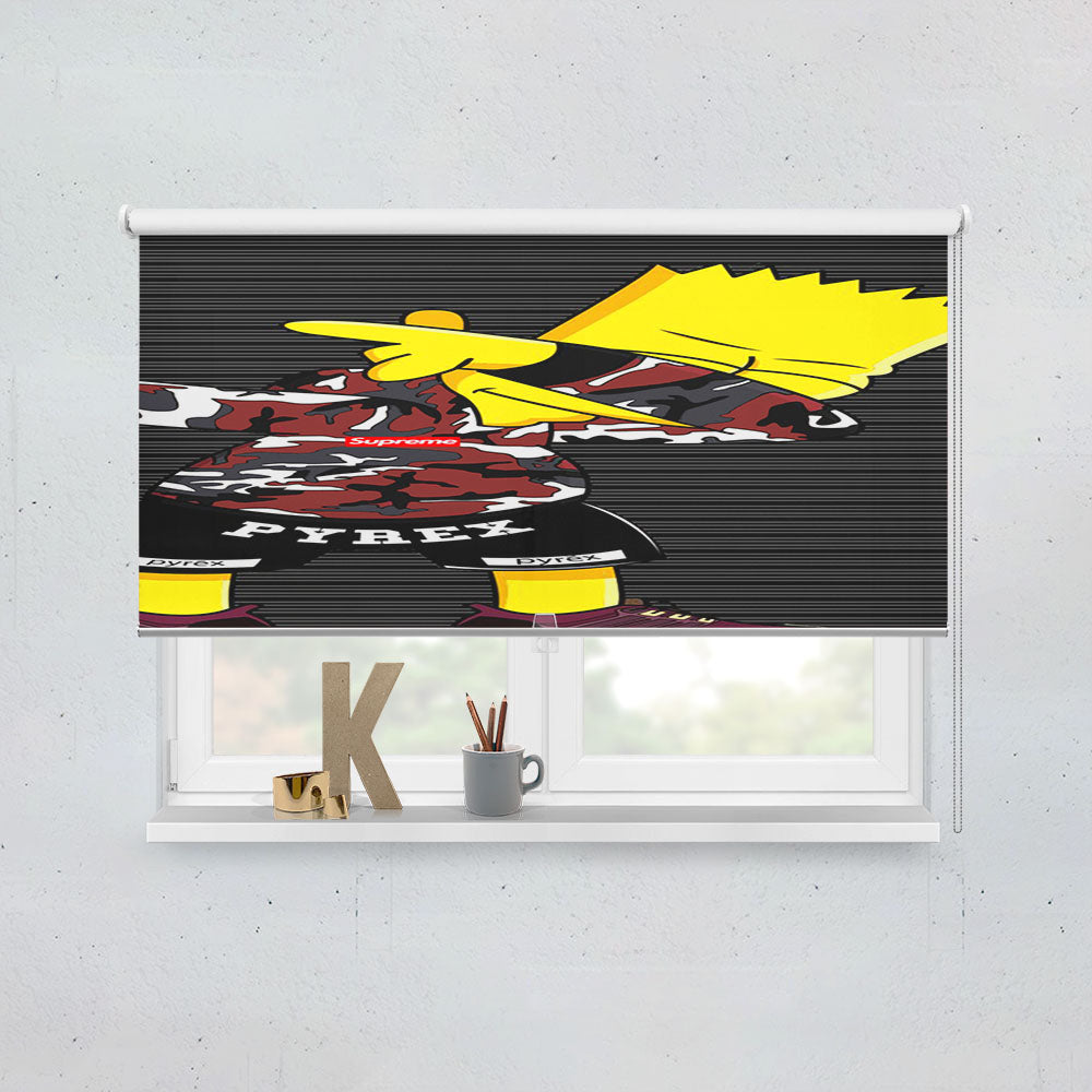 Bart Simpson Dab Supreme Window Roller Blinds Shades