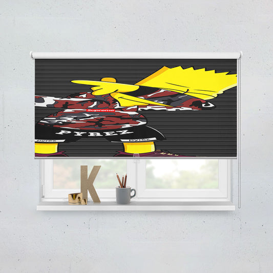 Bart Simpson Dab Supreme Window Roller Blinds Shades