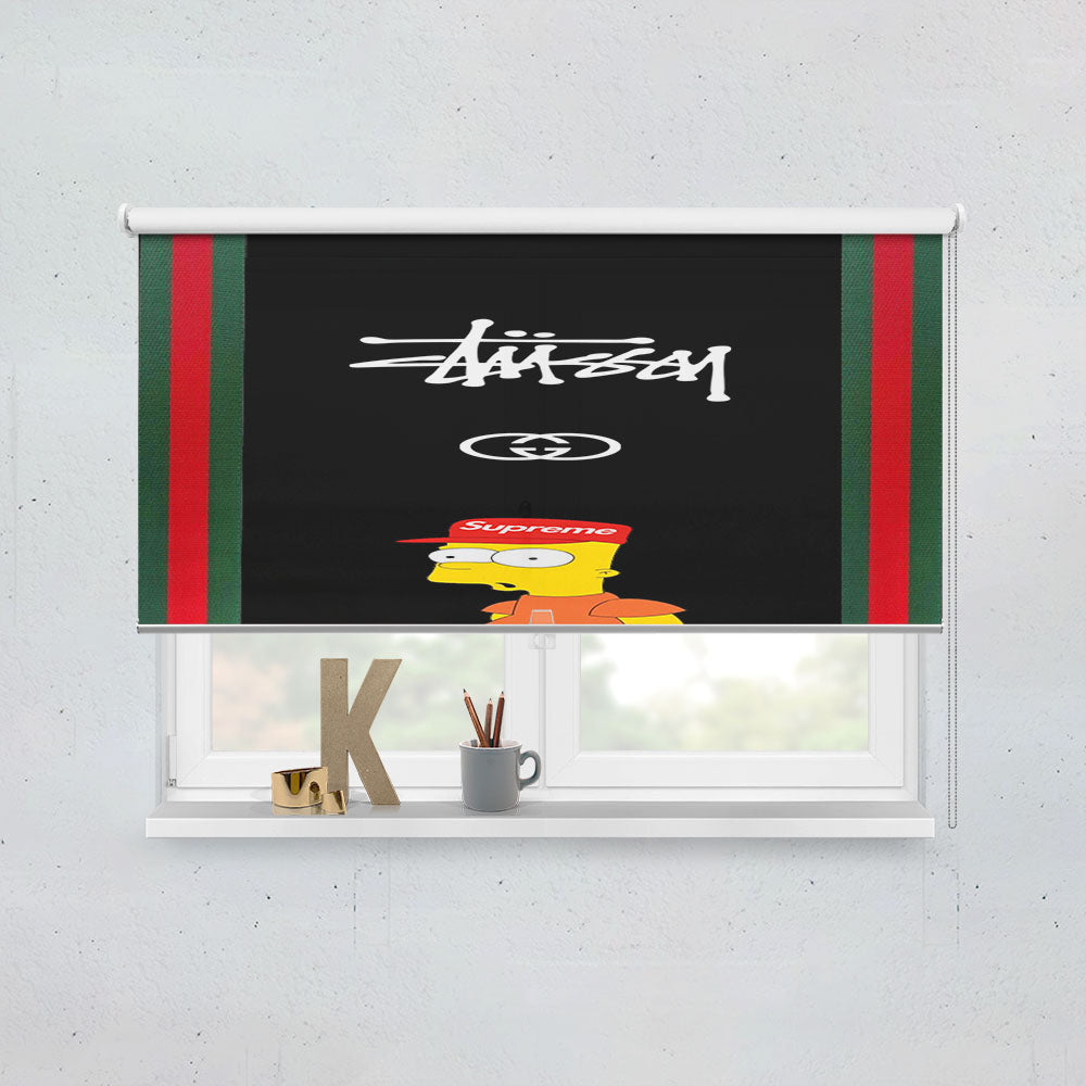 Bart Simpson Stassy Supreme Window Roller Blinds Shades