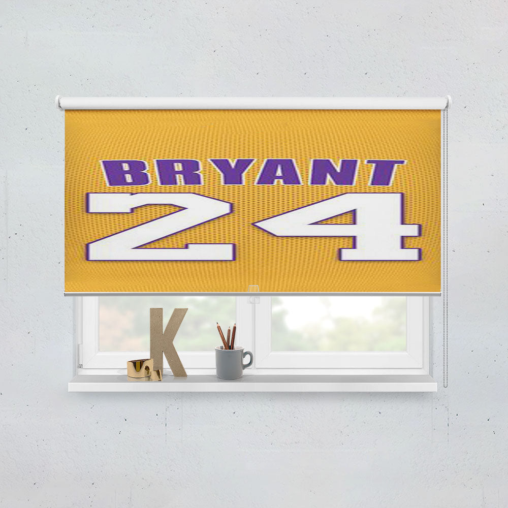 Basketball Kobe Bryant Jersey Number Window Roller Blinds Shades