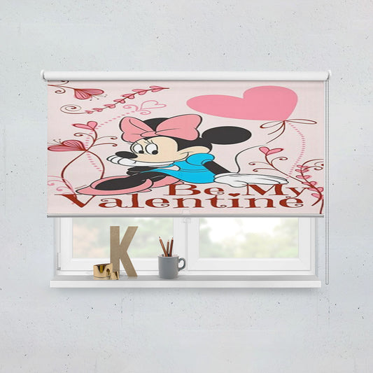 Be My Valentine Minnie Window Roller Blinds Shades