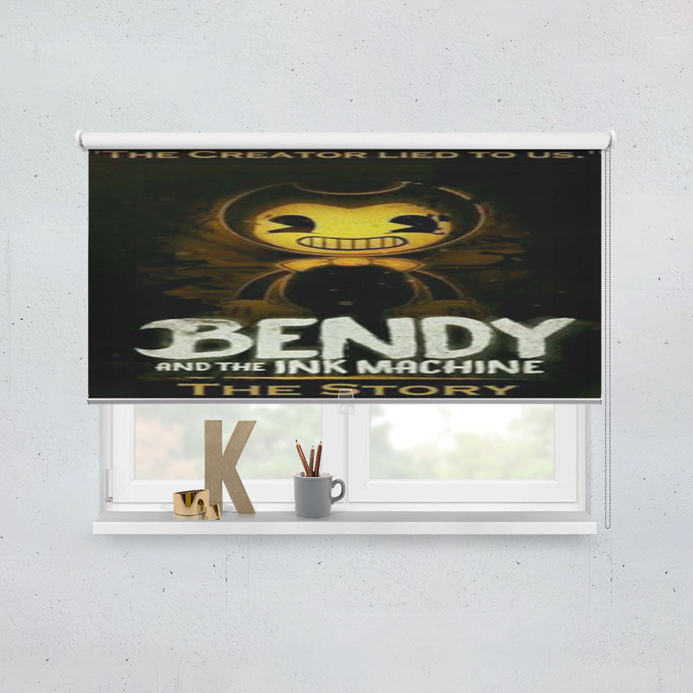 Bendy And The Ink Machine Window Roller Blinds Shades
