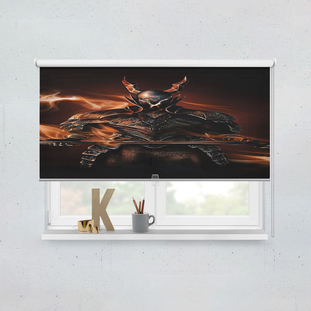 Black Knight Dark Soul Window Roller Blinds Shades