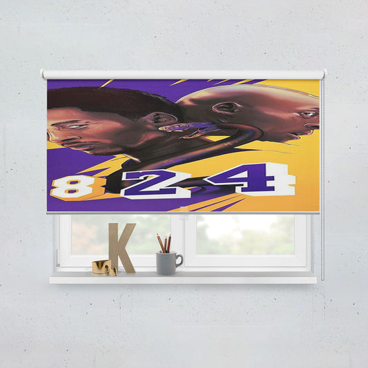 Black Mamba Legend Kobe Bryant Window Roller Blinds Shades