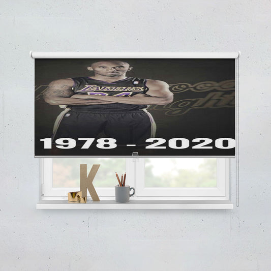 Black Mamba Out Kobe Window Roller Blinds Shades
