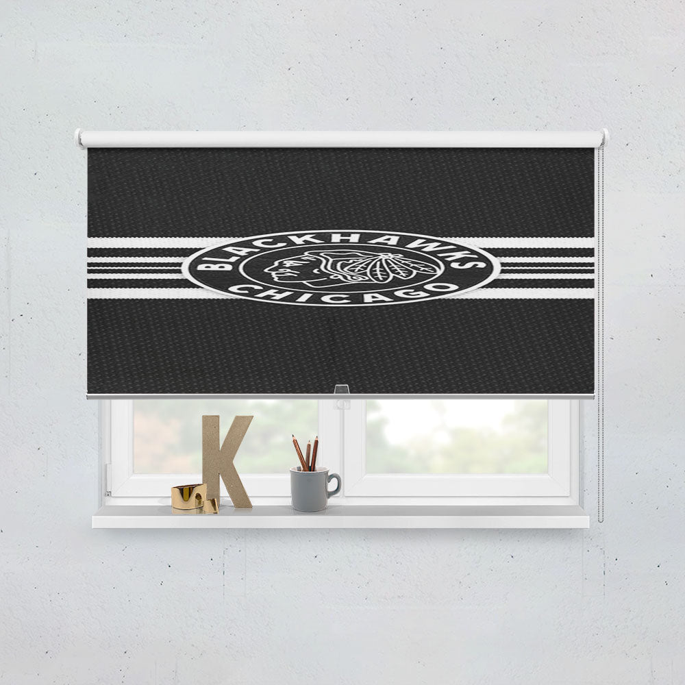 Blackhawks Chicago Window Roller Blinds Shades