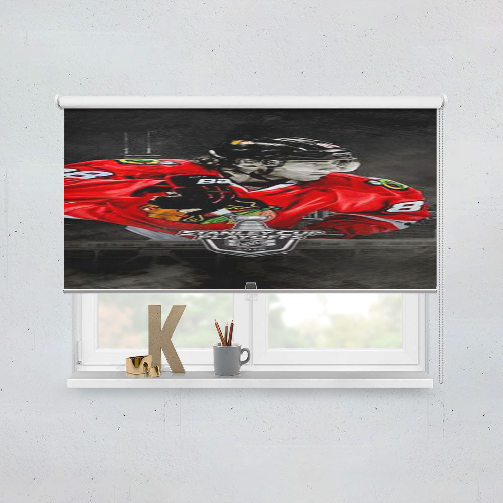 Blackhawks Hockey Chicago Captain Morgan Window Roller Blinds Shades