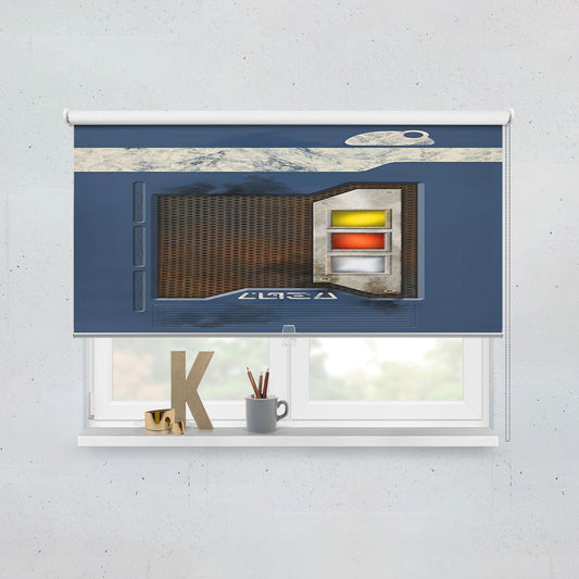 Blue Datapad Star Wars Window Roller Blinds Shades