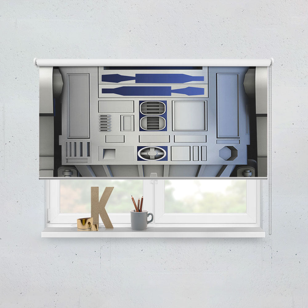 Blue R2D2 Star Wars Window Roller Blinds Shades