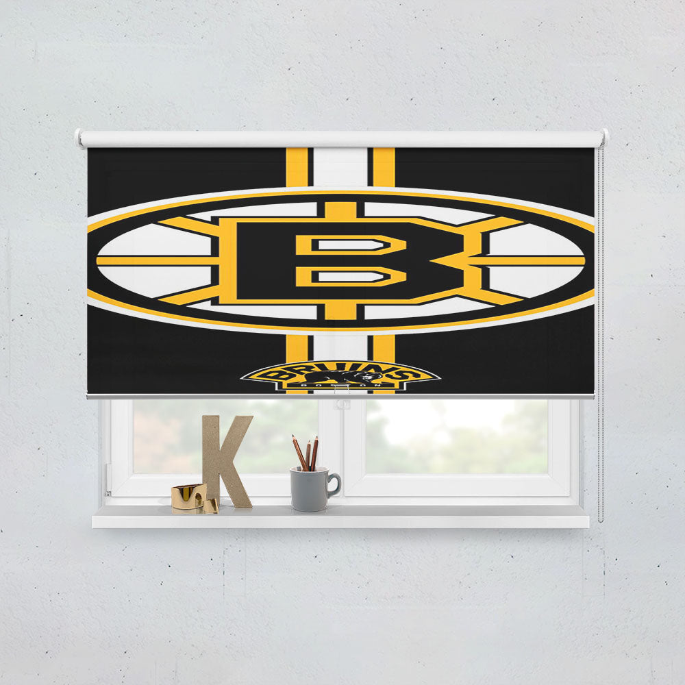 Boston Bruins Logo Window Roller Blinds Shades