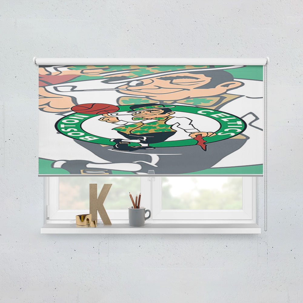 Boston Celtics Case Window Roller Blinds Shades