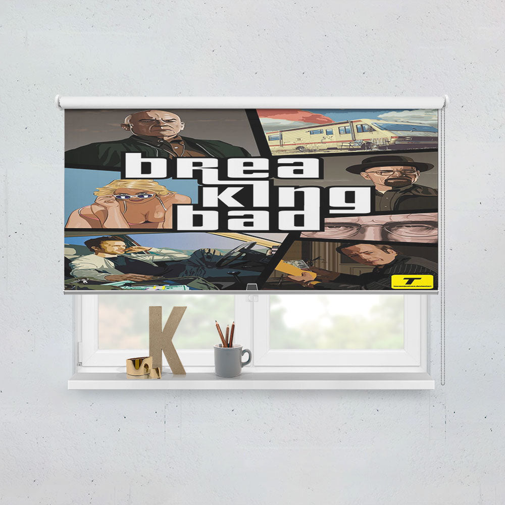 Breaking Bad Gta Style Art Window Roller Blinds Shades