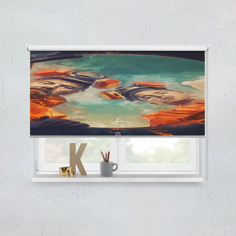 Breaking Bad Pinkman And Walter White Poster Style Window Roller Blinds Shades