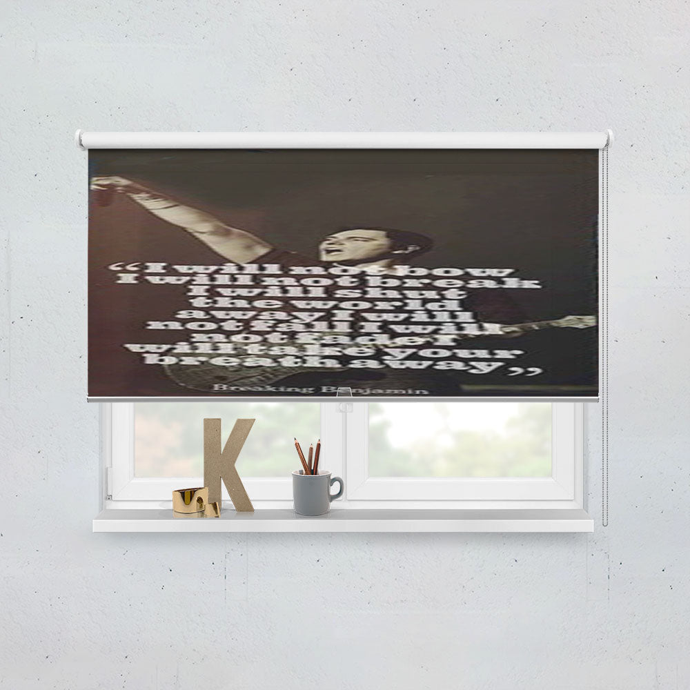 Breaking Benjamin  Window Roller Blinds Shades