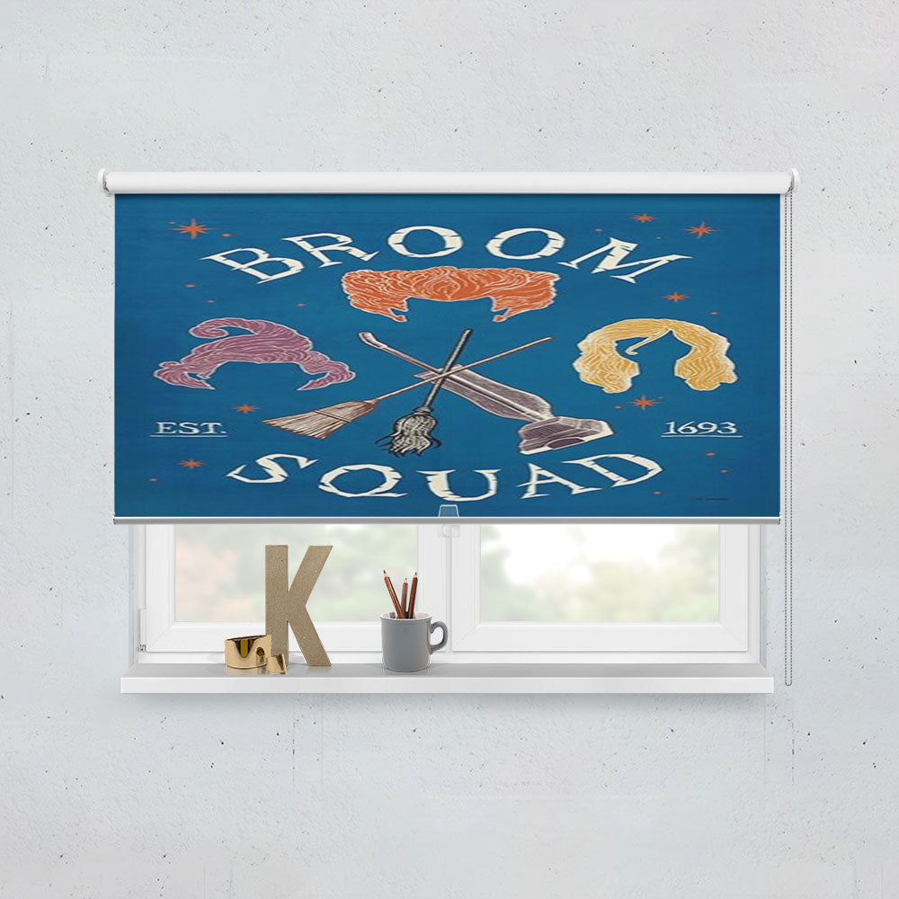 Broom Squad Window Roller Blinds Shades