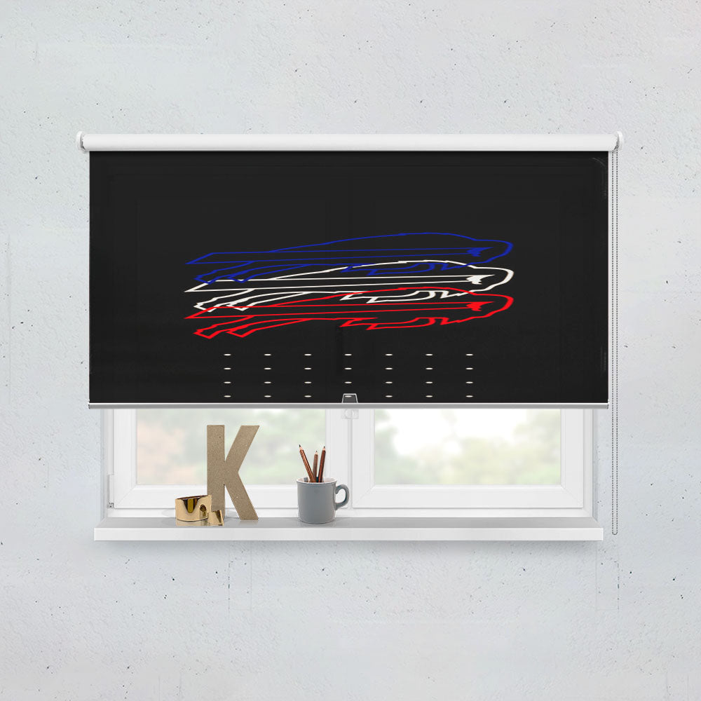 Buffalo Bills Logo 77 Window Roller Blinds Shades