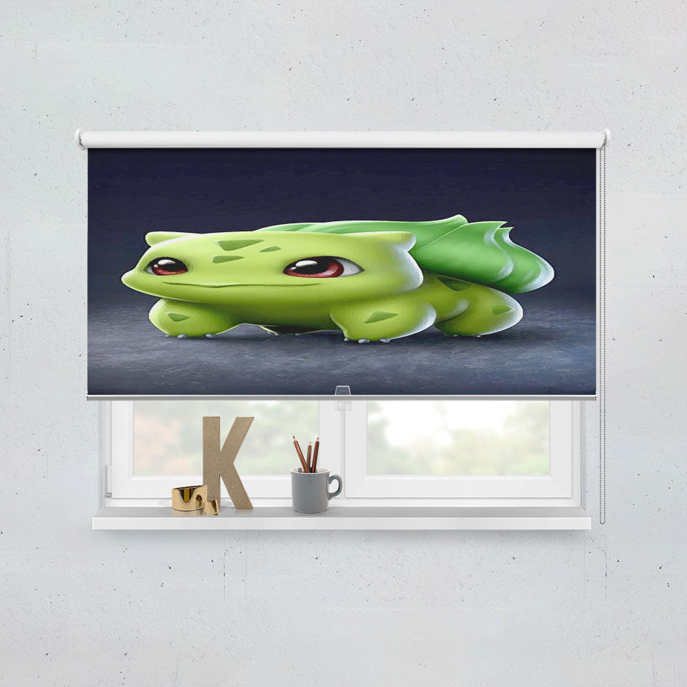 Bulbasaur Pokemon Grass Window Roller Blinds Shades