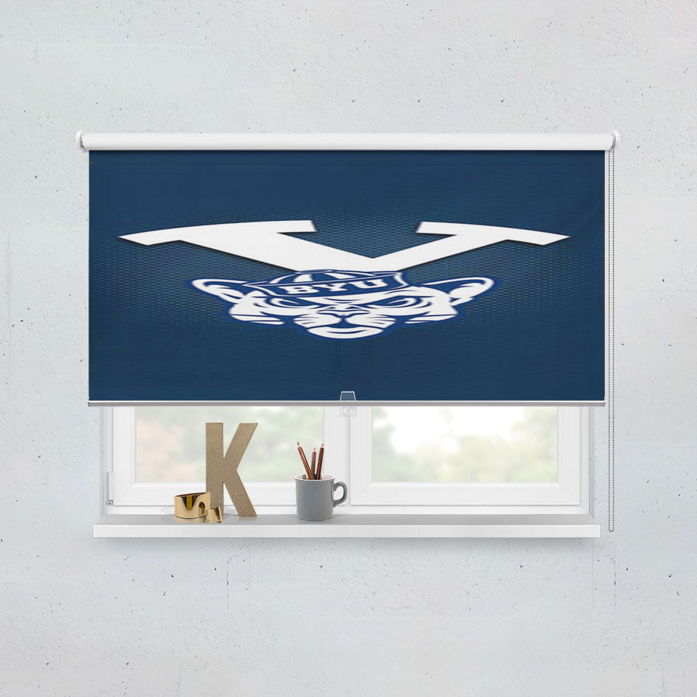 Byu Cougars Logo Window Roller Blinds Shades