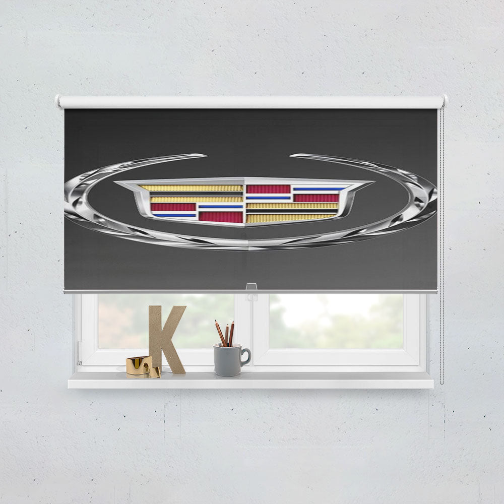 Cadillac Car Logo Window Roller Blinds Shades