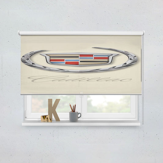 Cadillac Logo Cadillac Window Roller Blinds Shades