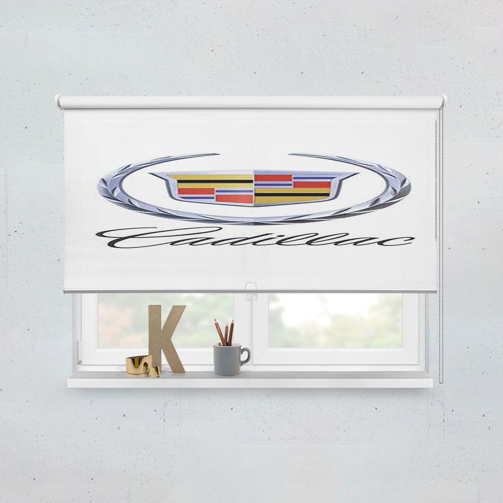 Cadillac Logo Window Roller Blinds Shades