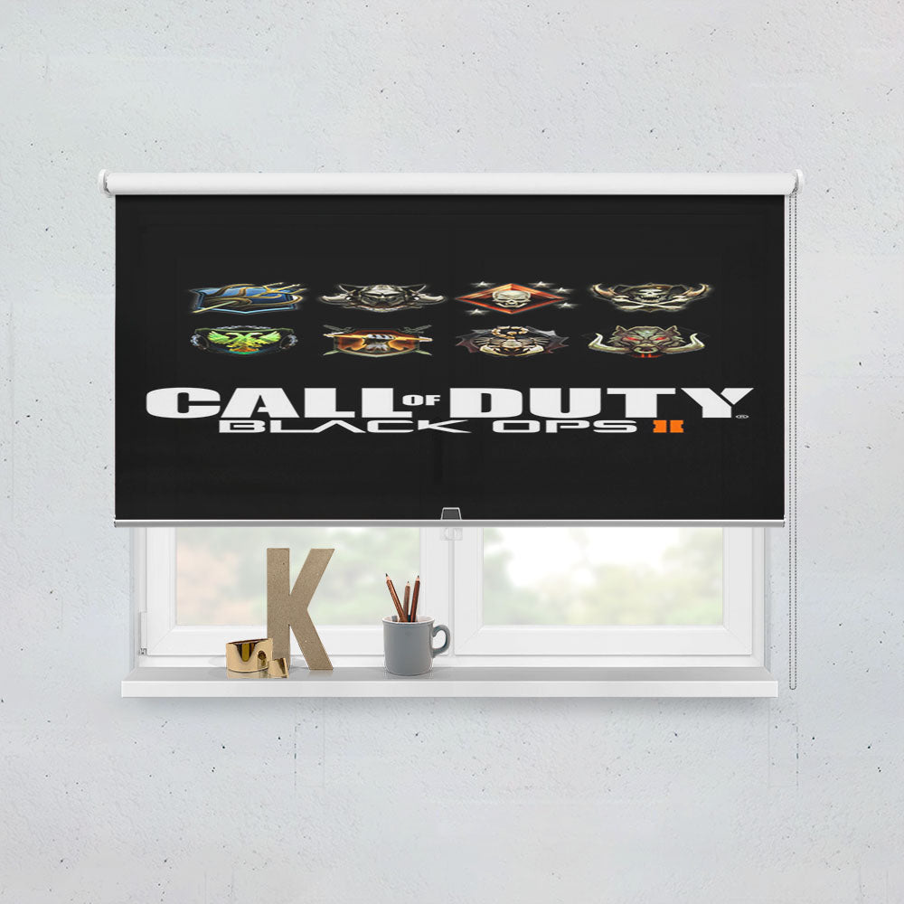 Call Of Duty Black Ops 3 Skull Window Roller Blinds Shades