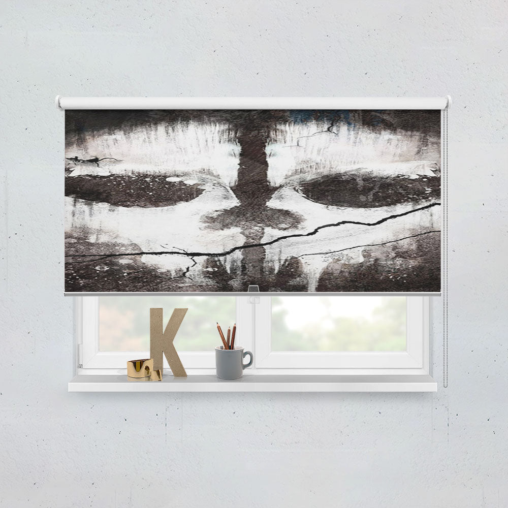 Call Of Duty Ghosts Skull Window Roller Blinds Shades