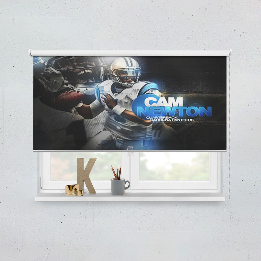 Cam Newton Carolina Panthers  Window Roller Blinds Shades