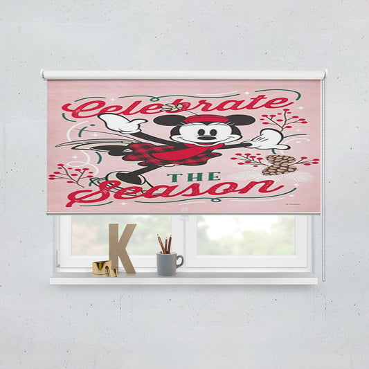 Celebrate The Season Minnie Mouse Window Roller Blinds Shades