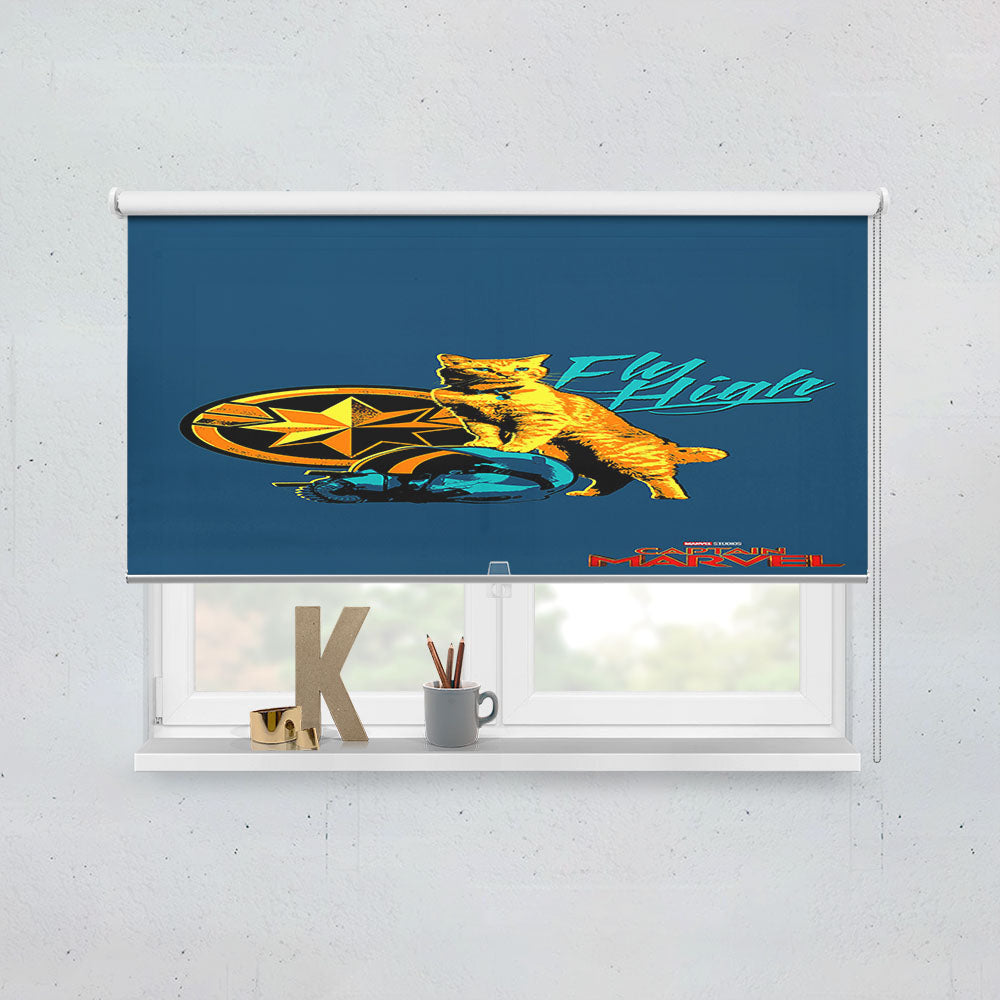 Chewie Captain Marvel Goose Poster Window Roller Blinds Shades