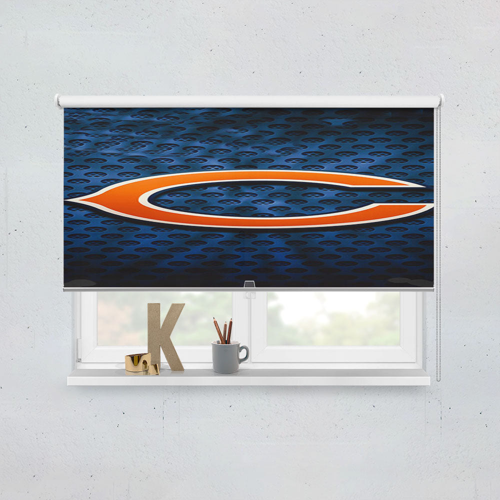 Chicago Bears Symbol Window Roller Blinds Shades