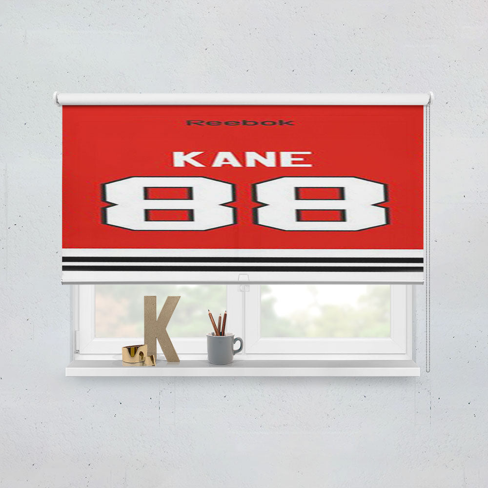 Chicago Blackhawks Patrick Kane Jersey Back Window Roller Blinds Shades