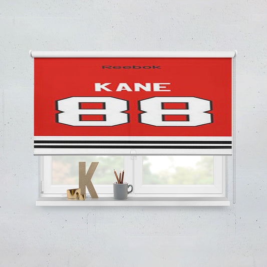 Chicago Blackhawks Patrick Kane Jersey Back Window Roller Blinds Shades