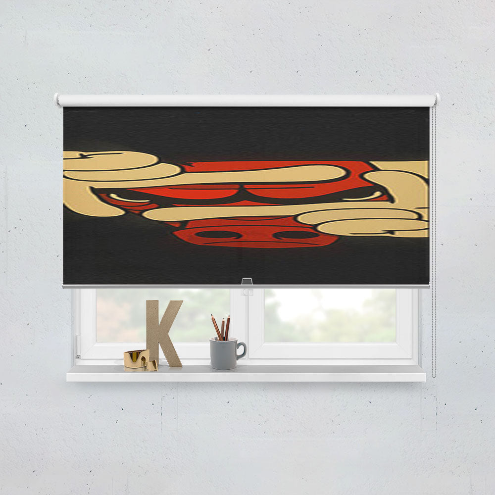 Chicago Bulls Mickey Window Roller Blinds Shades