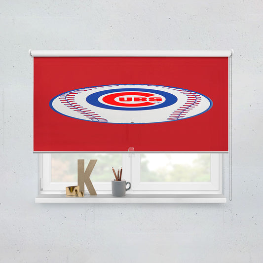 Chicago Cubs Baseball Logo Window Roller Blinds Shades