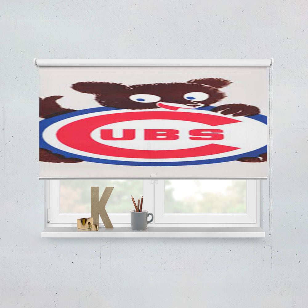 Chicago Cubs Cute Logo Window Roller Blinds Shades