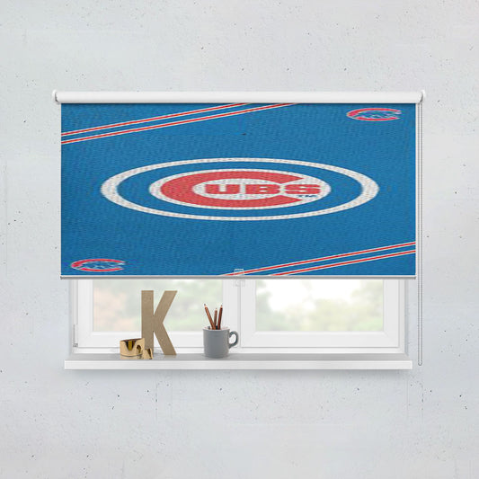 Chicago Cubs Logo Window Roller Blinds Shades