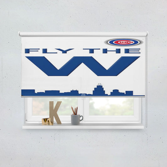 Chicago Cubs Mlb Icon Window Roller Blinds Shades