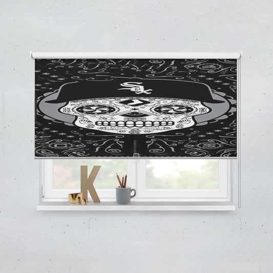 Chicago White Sox Skull Window Roller Blinds Shades