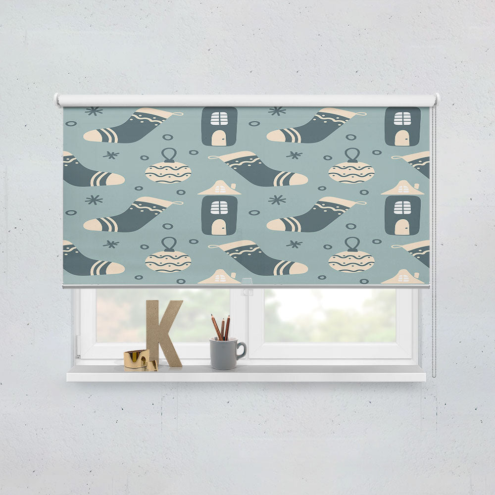 Christmas Patterns Set 05 Window Roller Blinds Shades