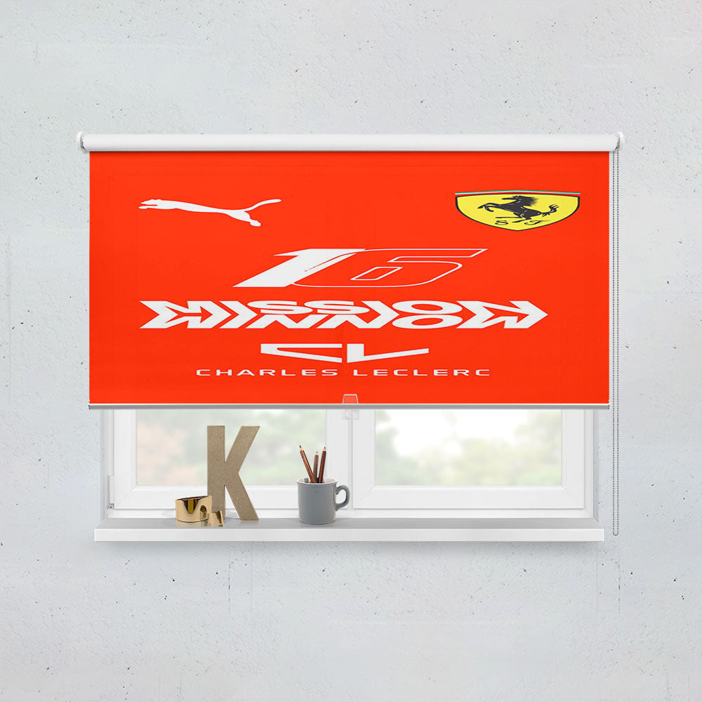 Cl16 Ferrari 019 Driver Mission Winno Window Roller Blinds Shades