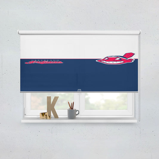 Cleveland Indians Baseball Window Roller Blinds Shades