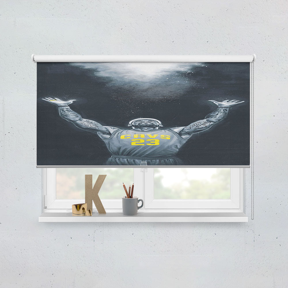 Cleveland Plain Dealer Lebron James 23 Window Roller Blinds Shades