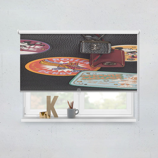 Coach Disney Patch Black Window Roller Blinds Shades