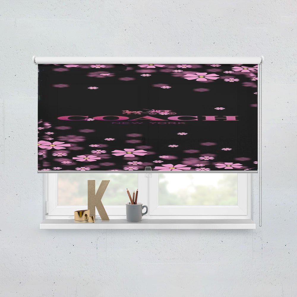 Coach Flowers Purple Sweet Window Roller Blinds Shades